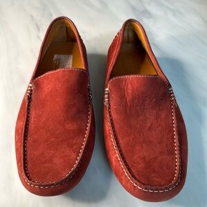 Men’s Red Mercanti Fiorentini Loafers Size 10.5